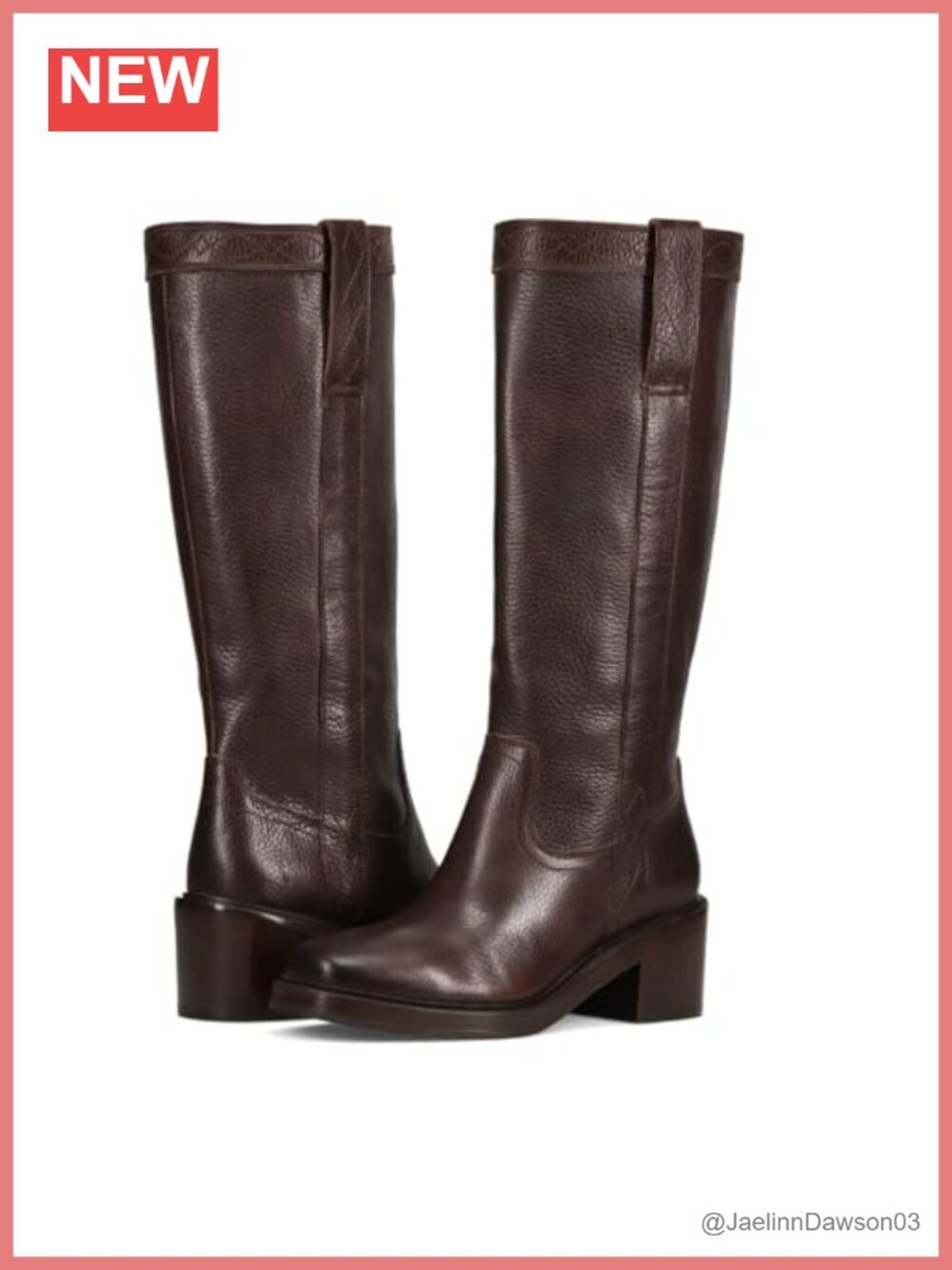 Women's Frye Wide Calf Leather Pull-On Riding Boots